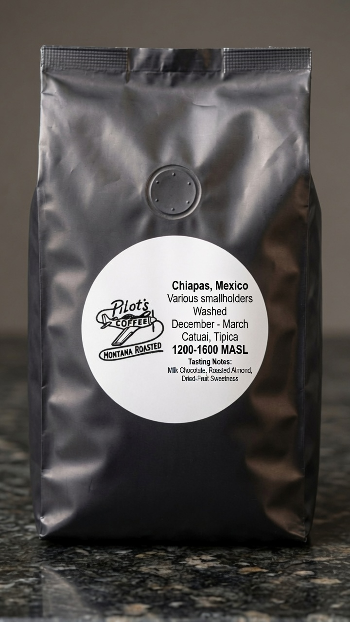 Pilot's Coffee — Chiapas, Mexico, 8 oz bag